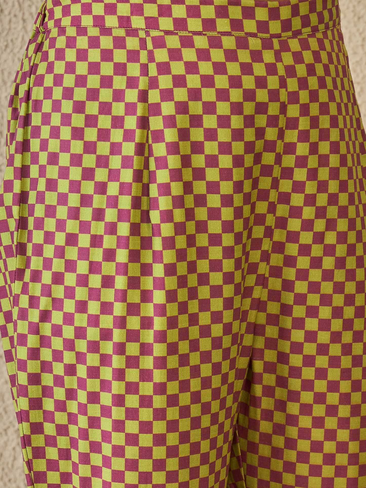 Plum abstract co-ord set (set of 2)