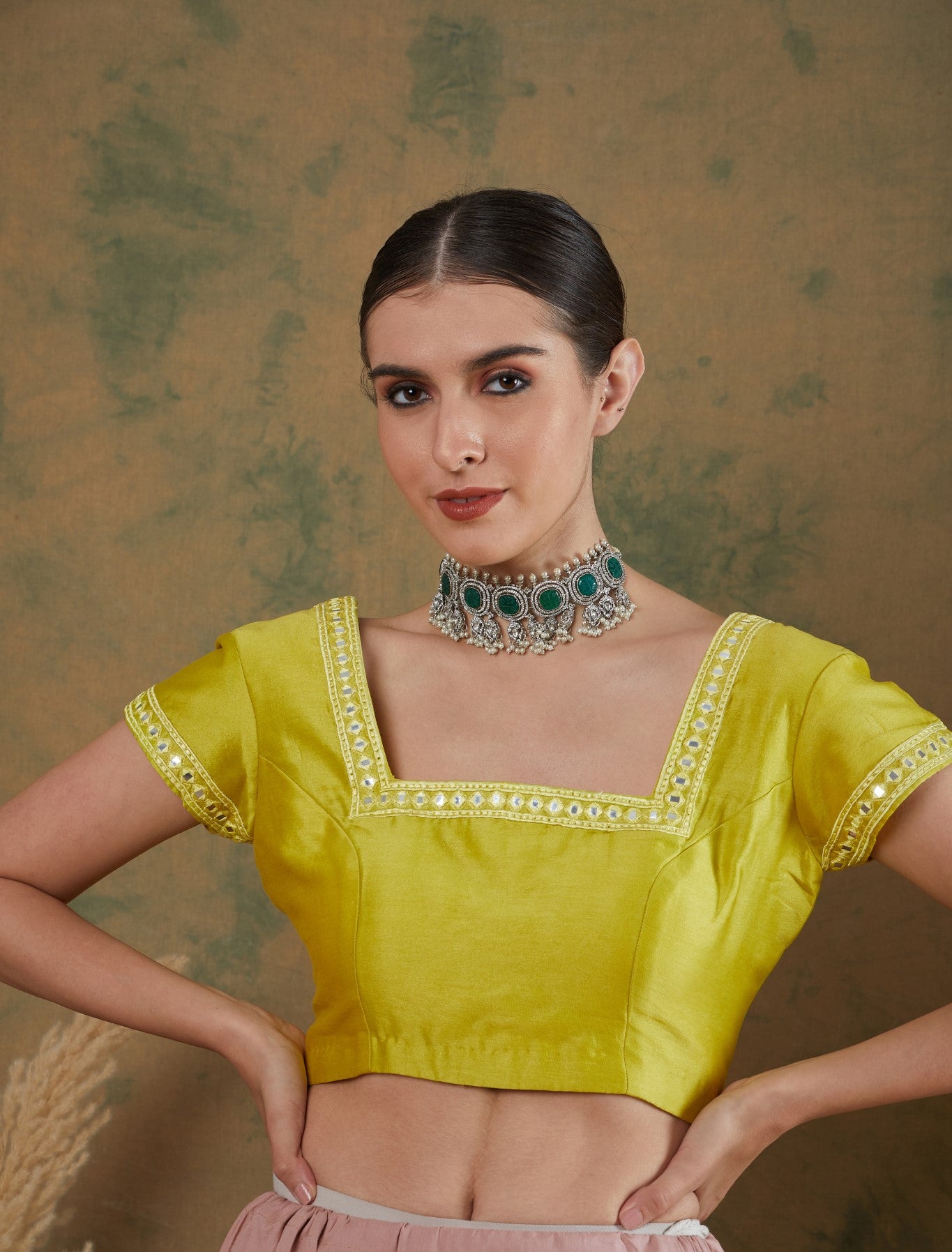 Lime Saree (Set of 2)