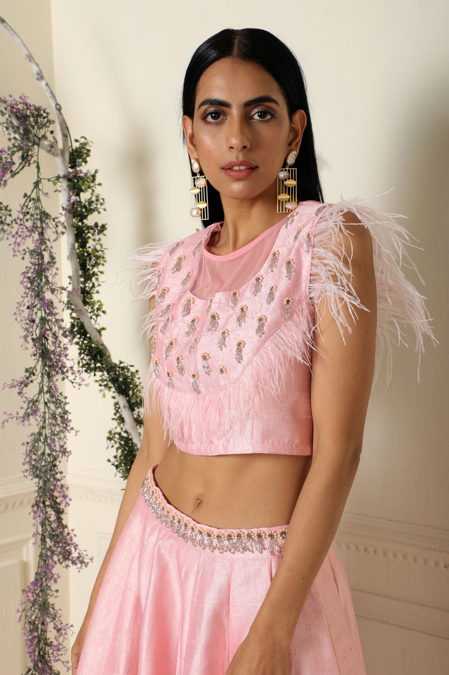 Baby Pink Lehenga Set