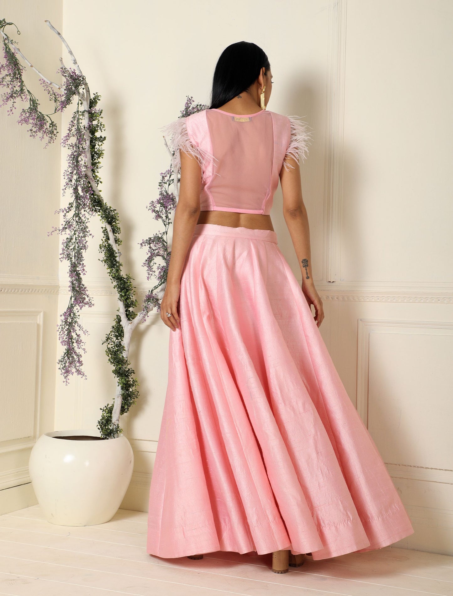 Baby Pink Lehenga Set