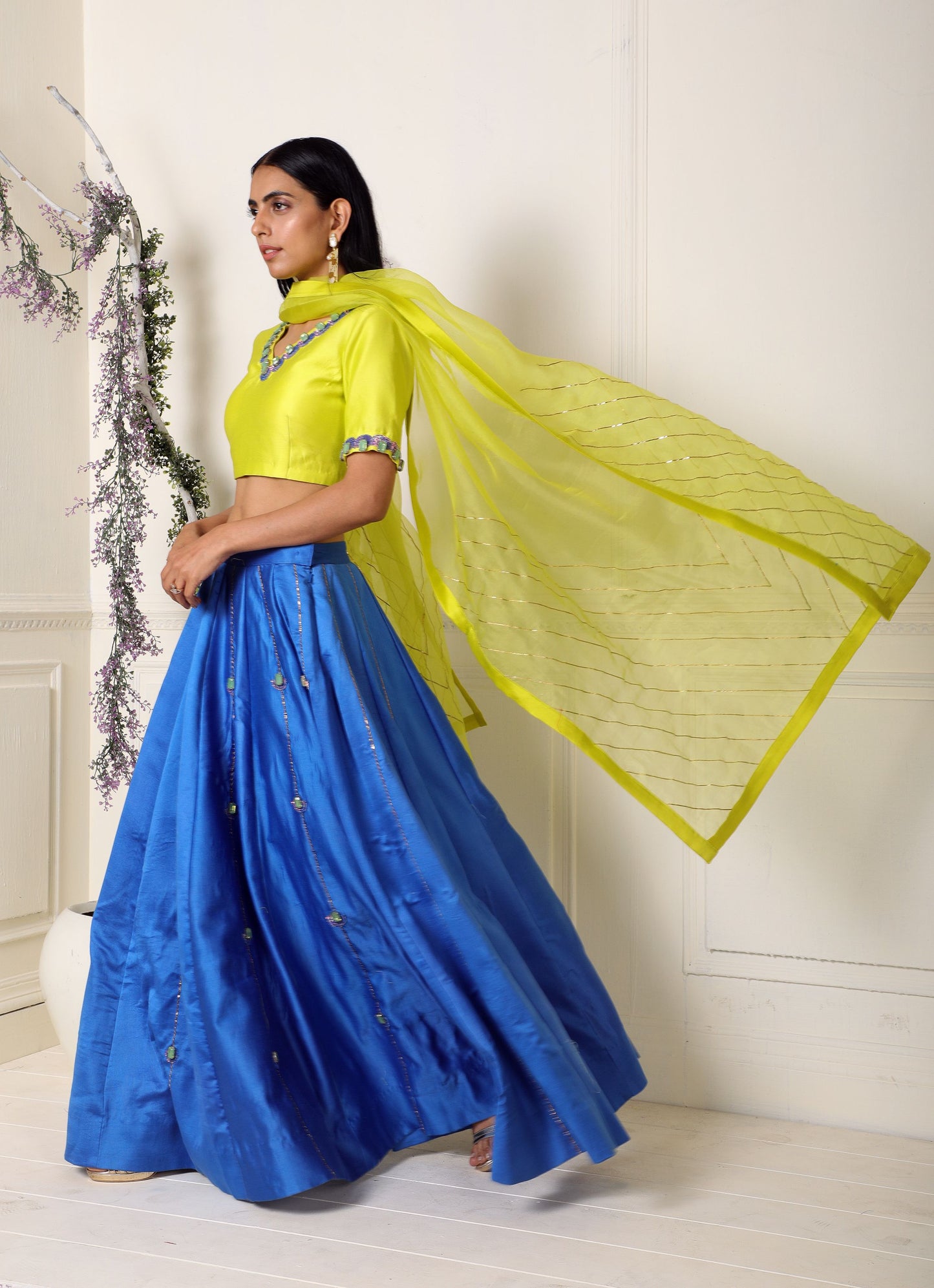 Royal Blue Lehenga Set