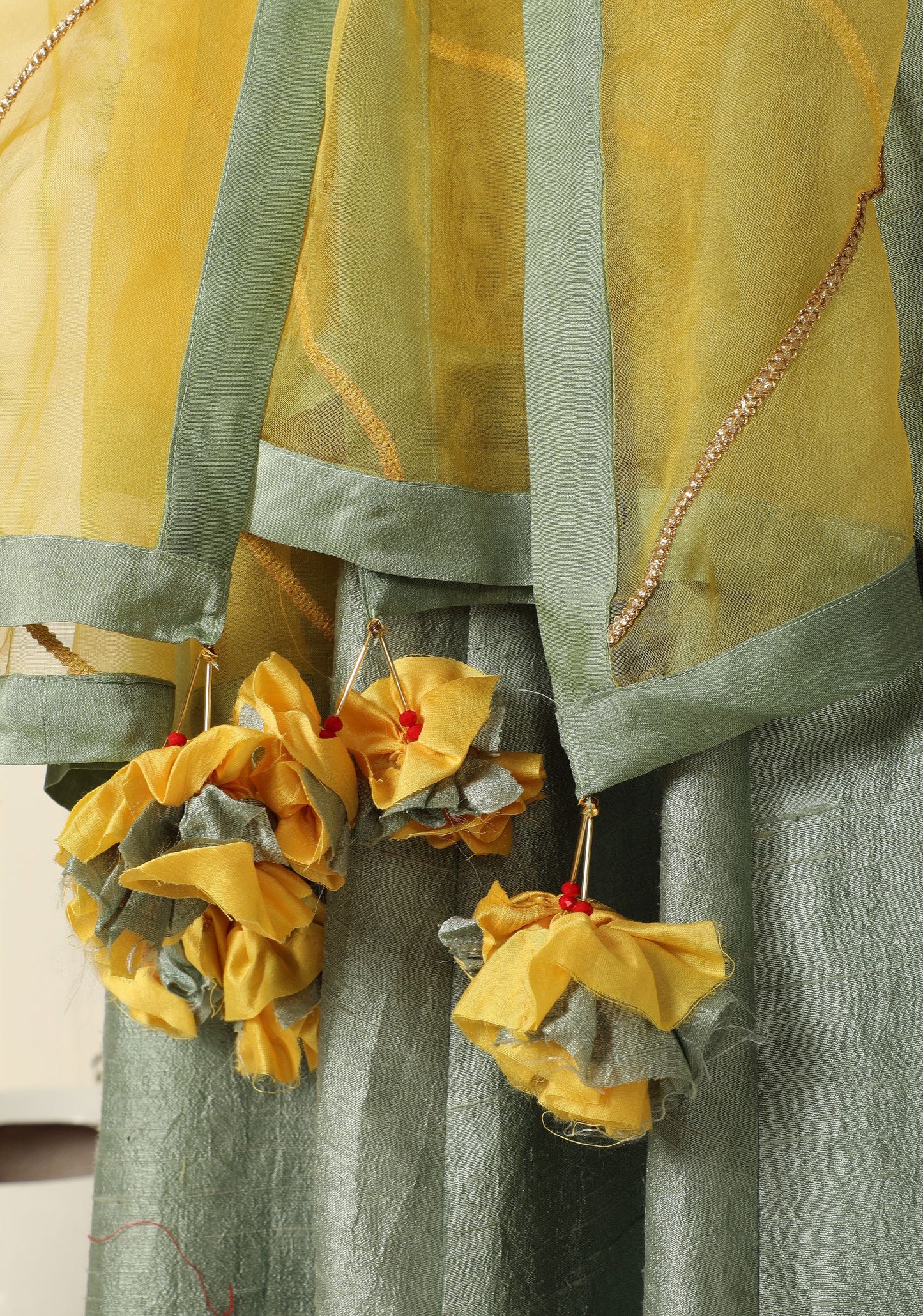 Sage Green Anarkali Set