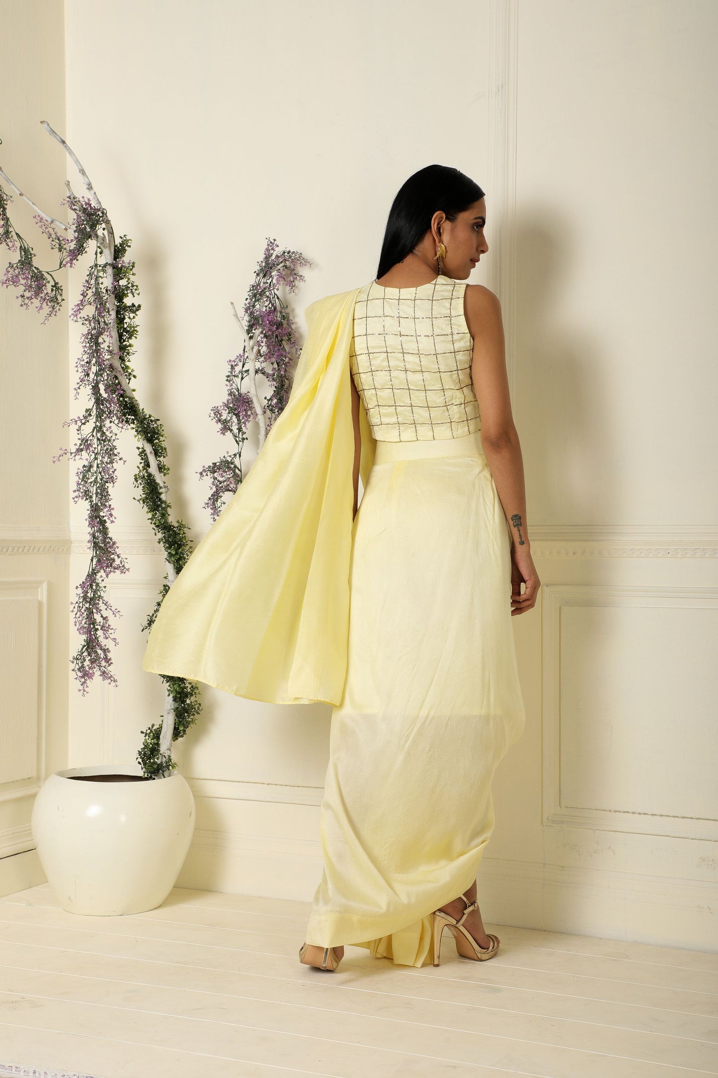 Draped Saree
