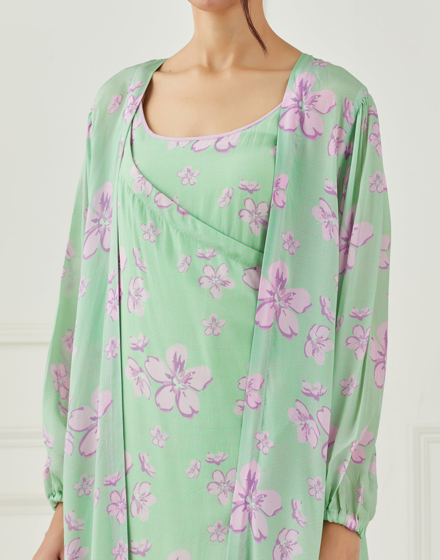 Mint green dress