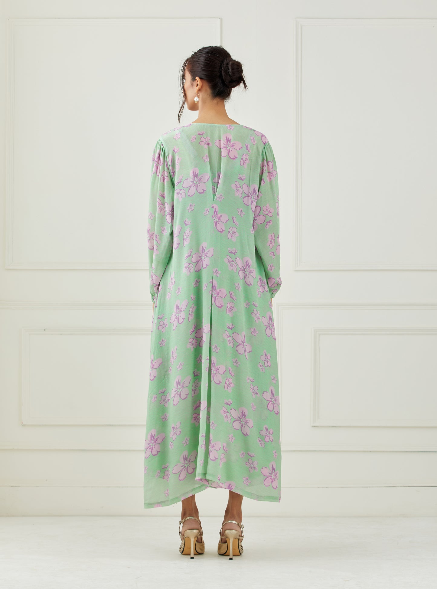 Mint green dress