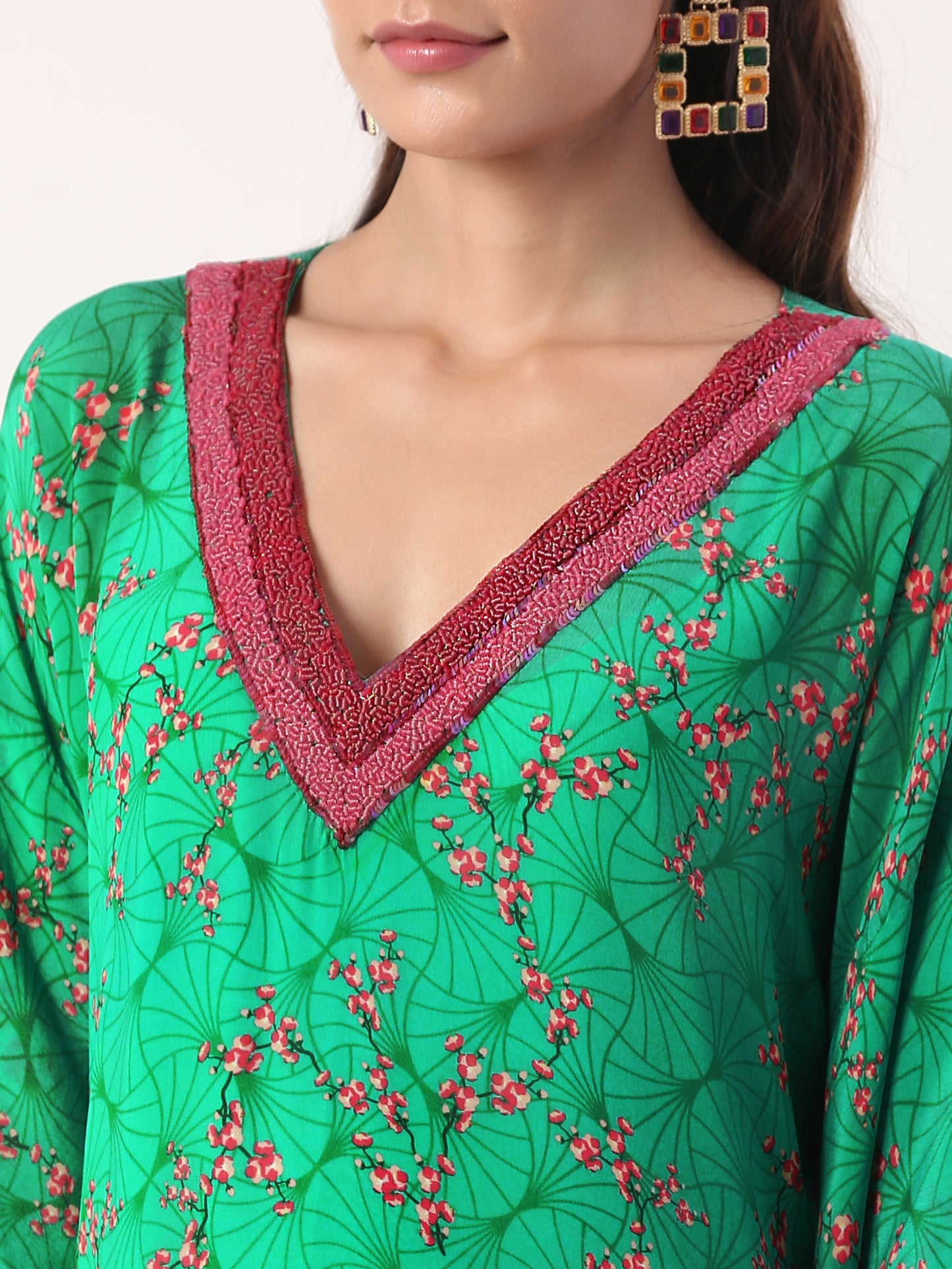 Green Kaftan(set of 2)