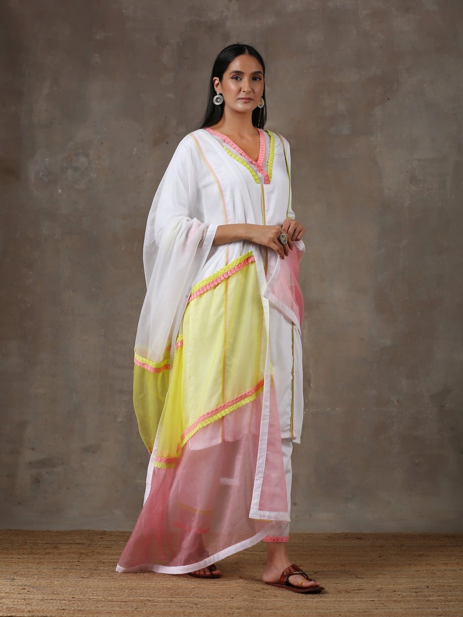 White kurta set(ready to ship)
