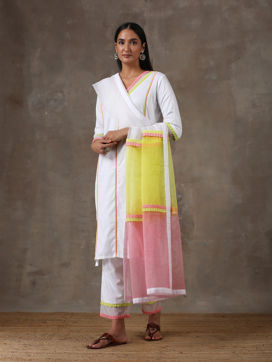 White kurta set(ready to ship)