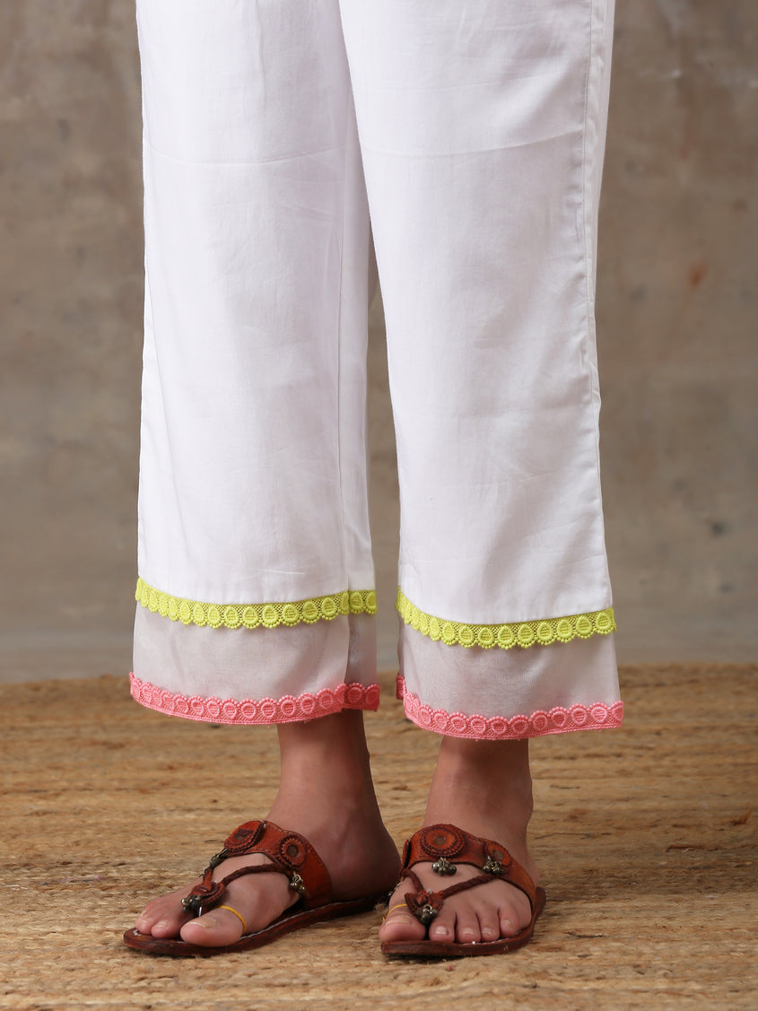 White kurta set