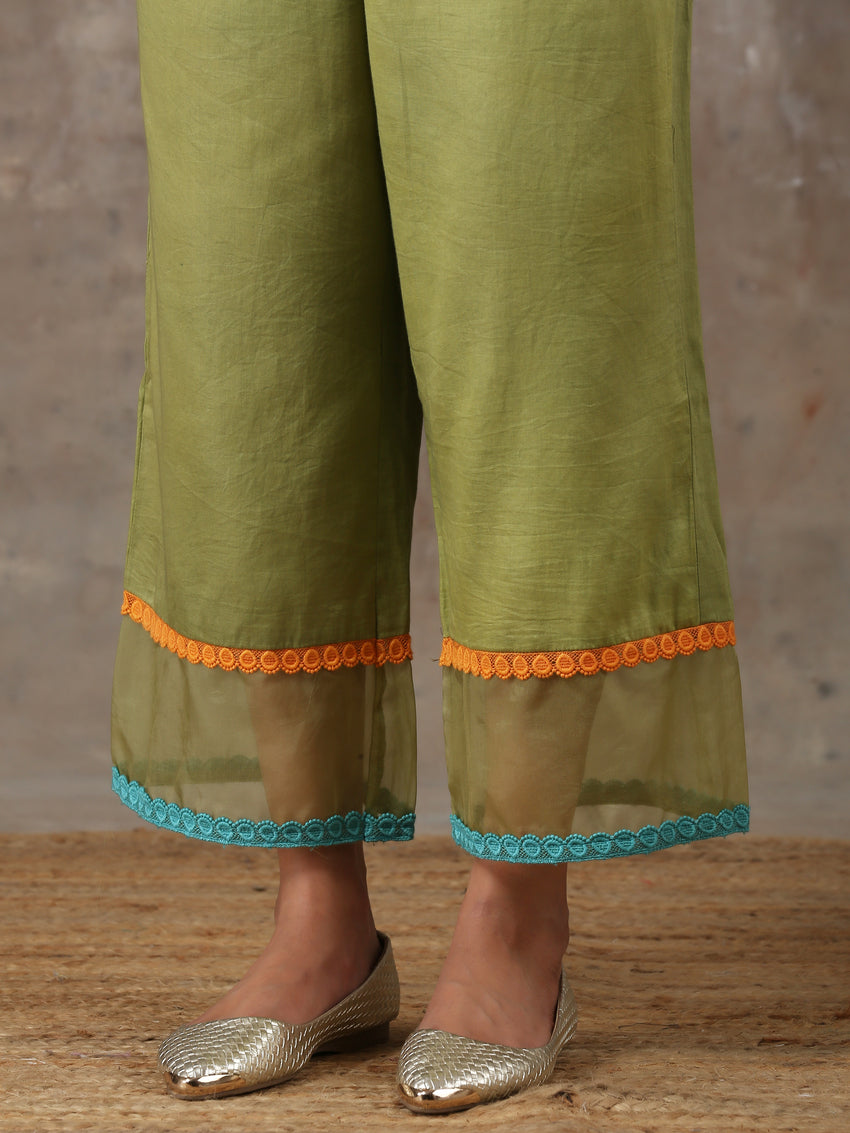 Olive kurta set(ready to ship)