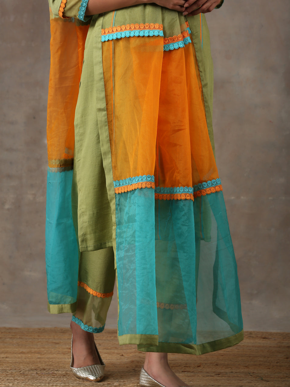 Olive kurta set(ready to ship)