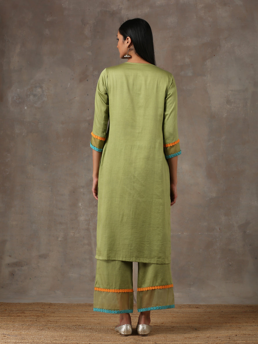 Olive kurta set(ready to ship)