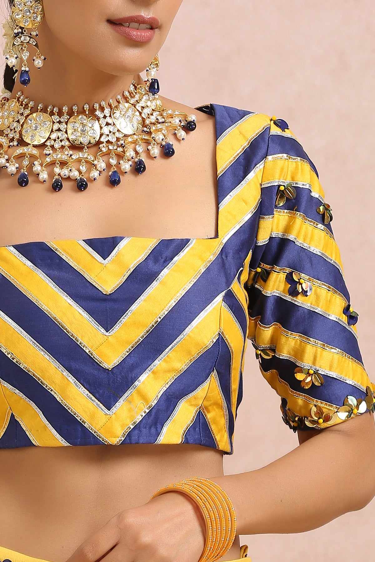 Ink Blue Lehenga Set