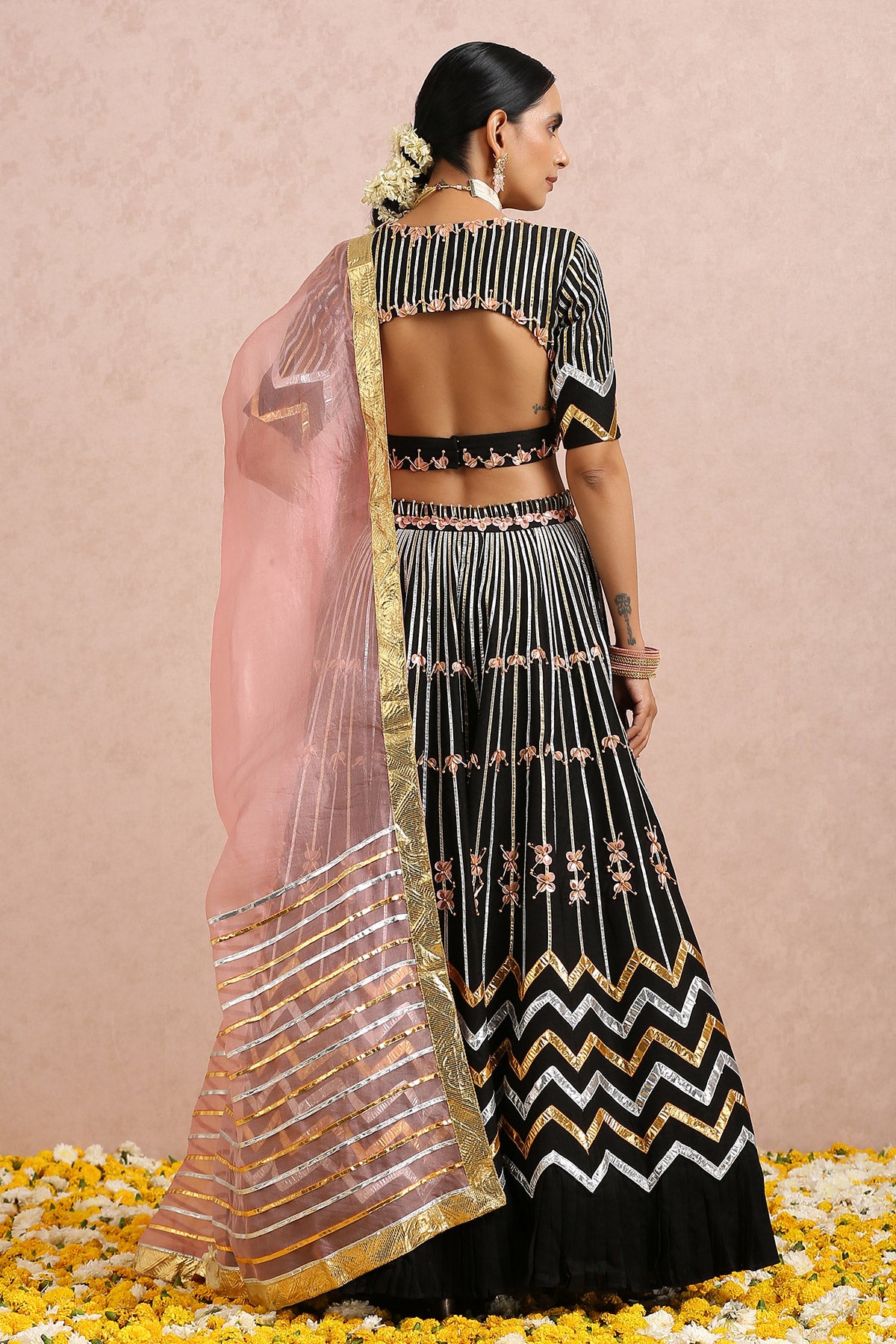 Black Lehenga Set