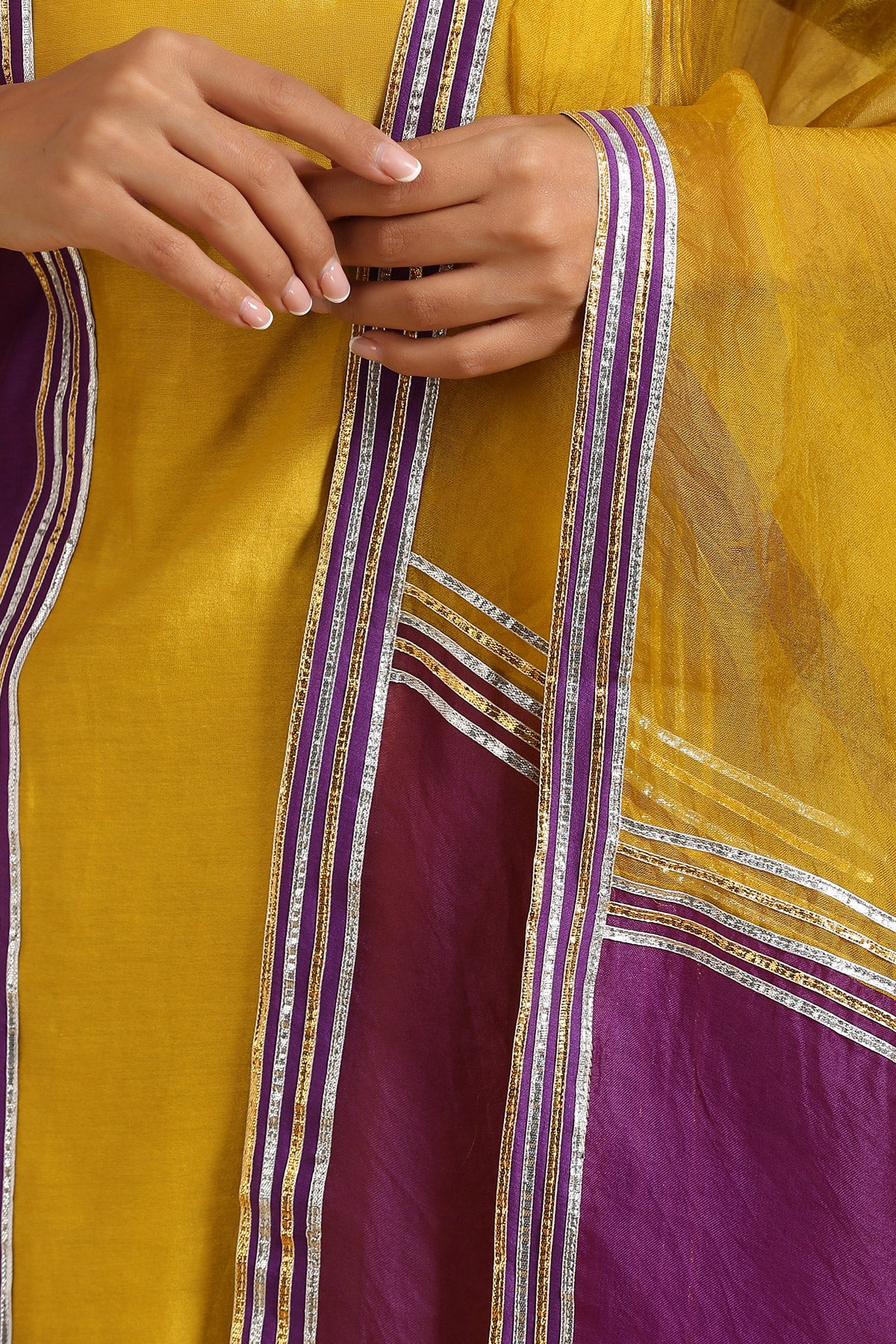 Plum Kurta Set