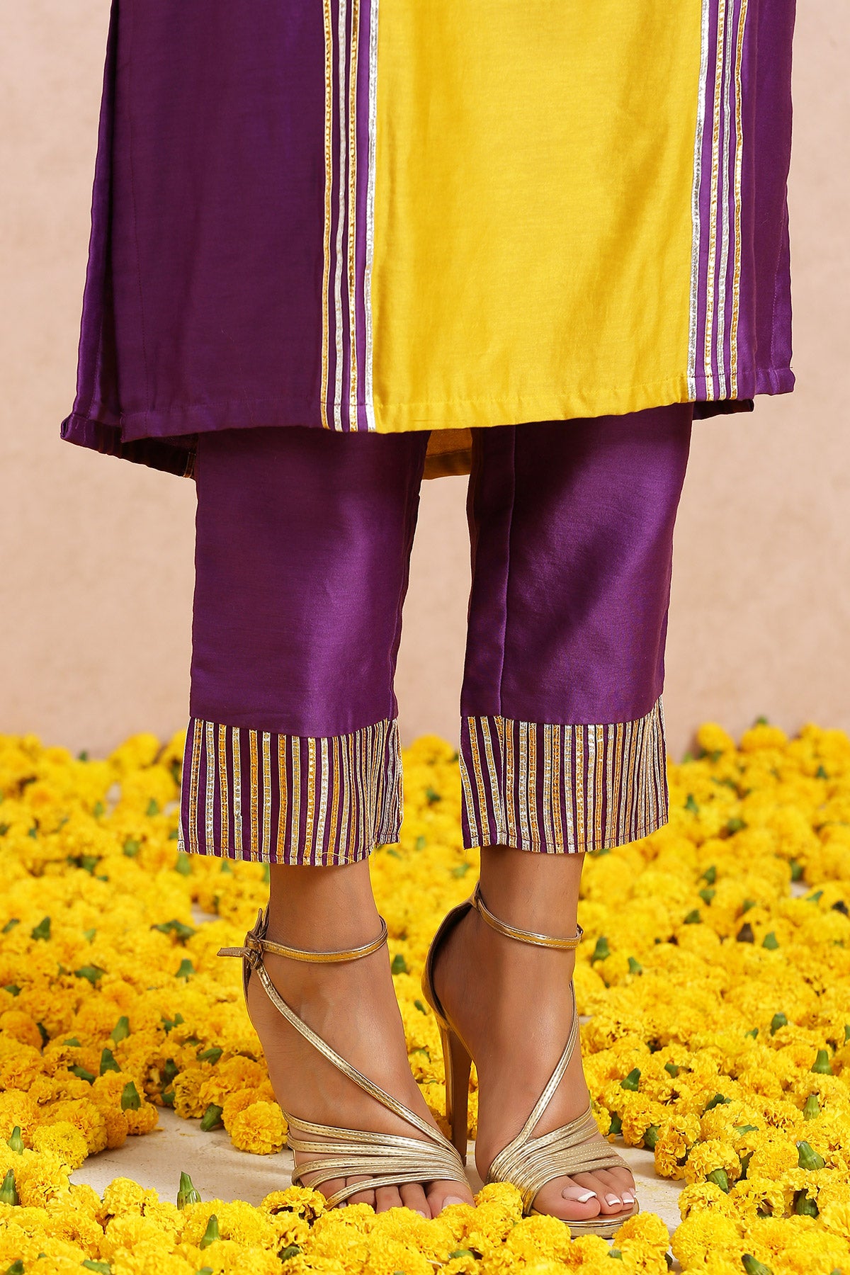 Plum Kurta Set