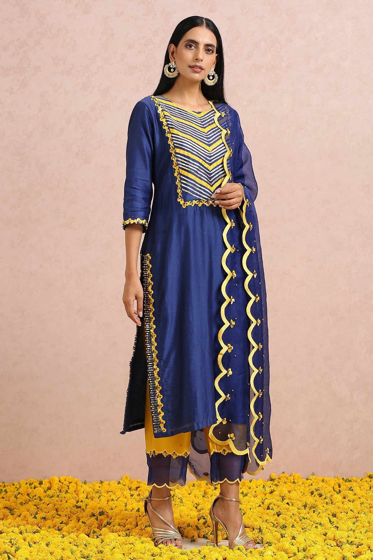 Ink Blue Kurta Set