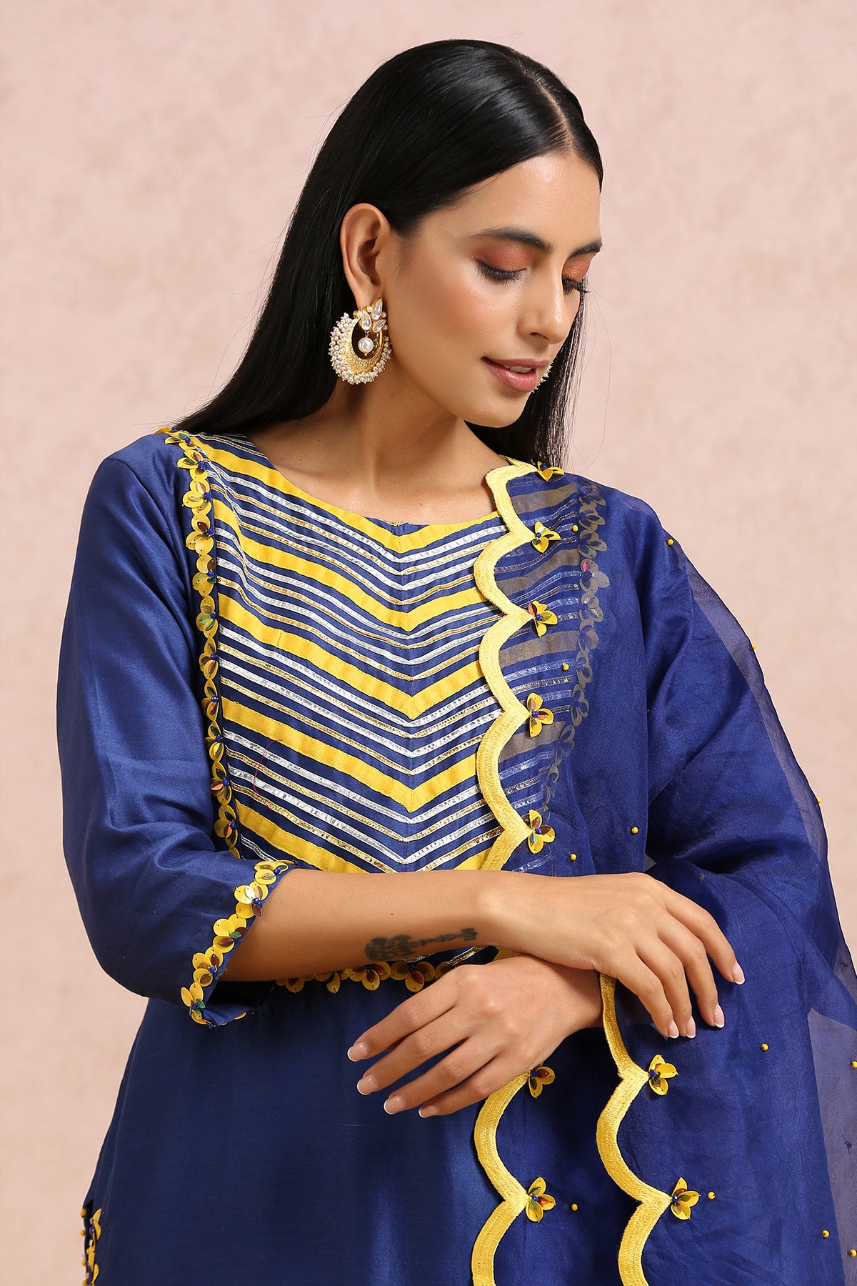 Ink Blue Kurta Set
