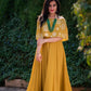 Mustard Off Shoulder Lehenga Set