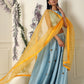 Power Blue Lehenga Set(ready to ship)