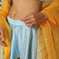 Power Blue Lehenga Set(ready to ship)