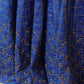 Blue Lehenga with Lime Criss Cross Top