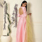 Baby Pink Anarkali Set(ready to dispatch)