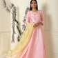 Baby Pink Anarkali Set(ready to dispatch)