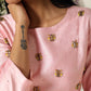 Baby Pink Anarkali Set(ready to dispatch)
