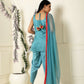 Teal Dhoti-Kurta Set