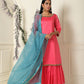 Rose Pink Kurta Garara Set