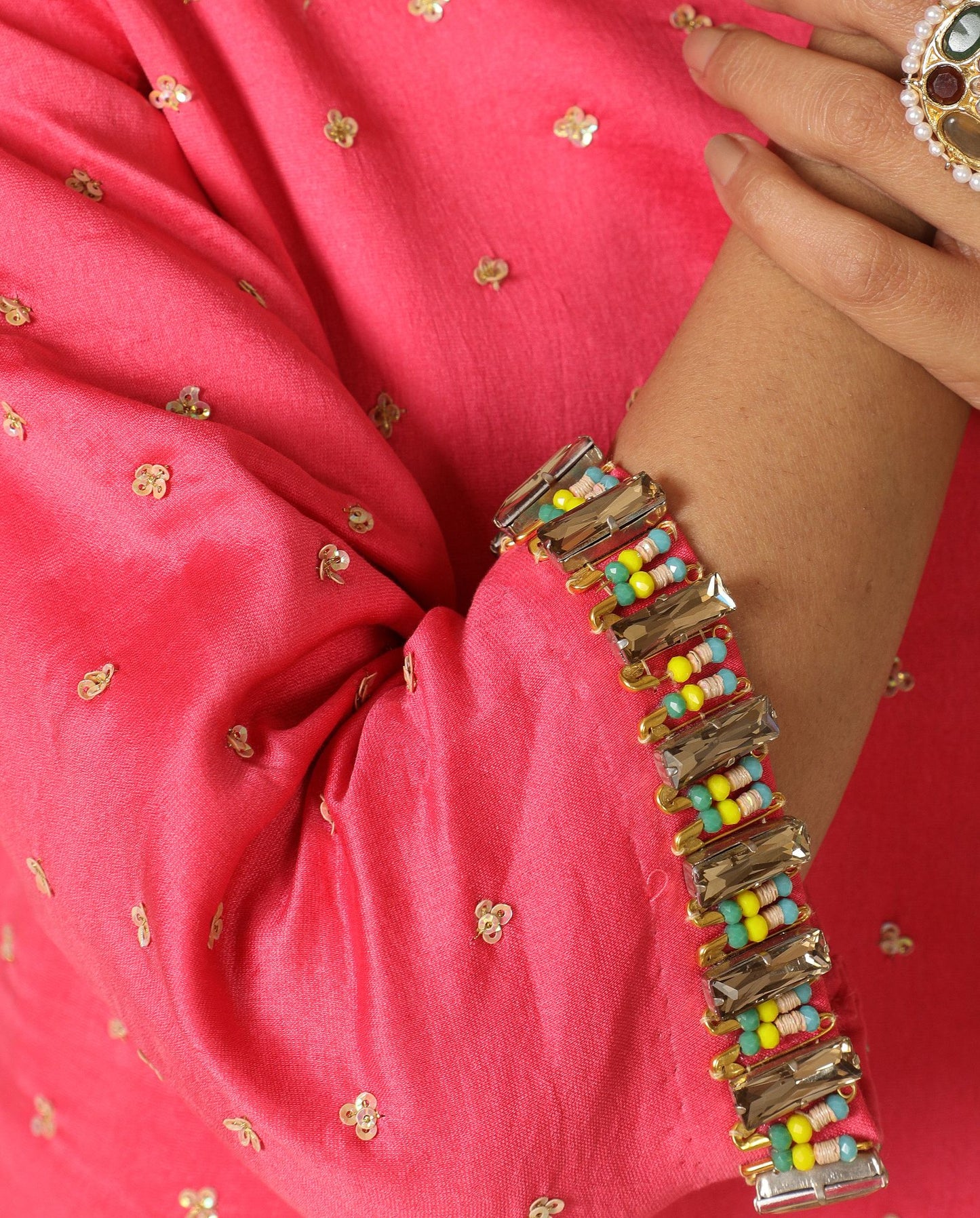 Rose Pink Kurta Garara Set(ready to ship)
