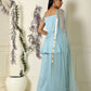 Ash Blue Peplum Tunic set