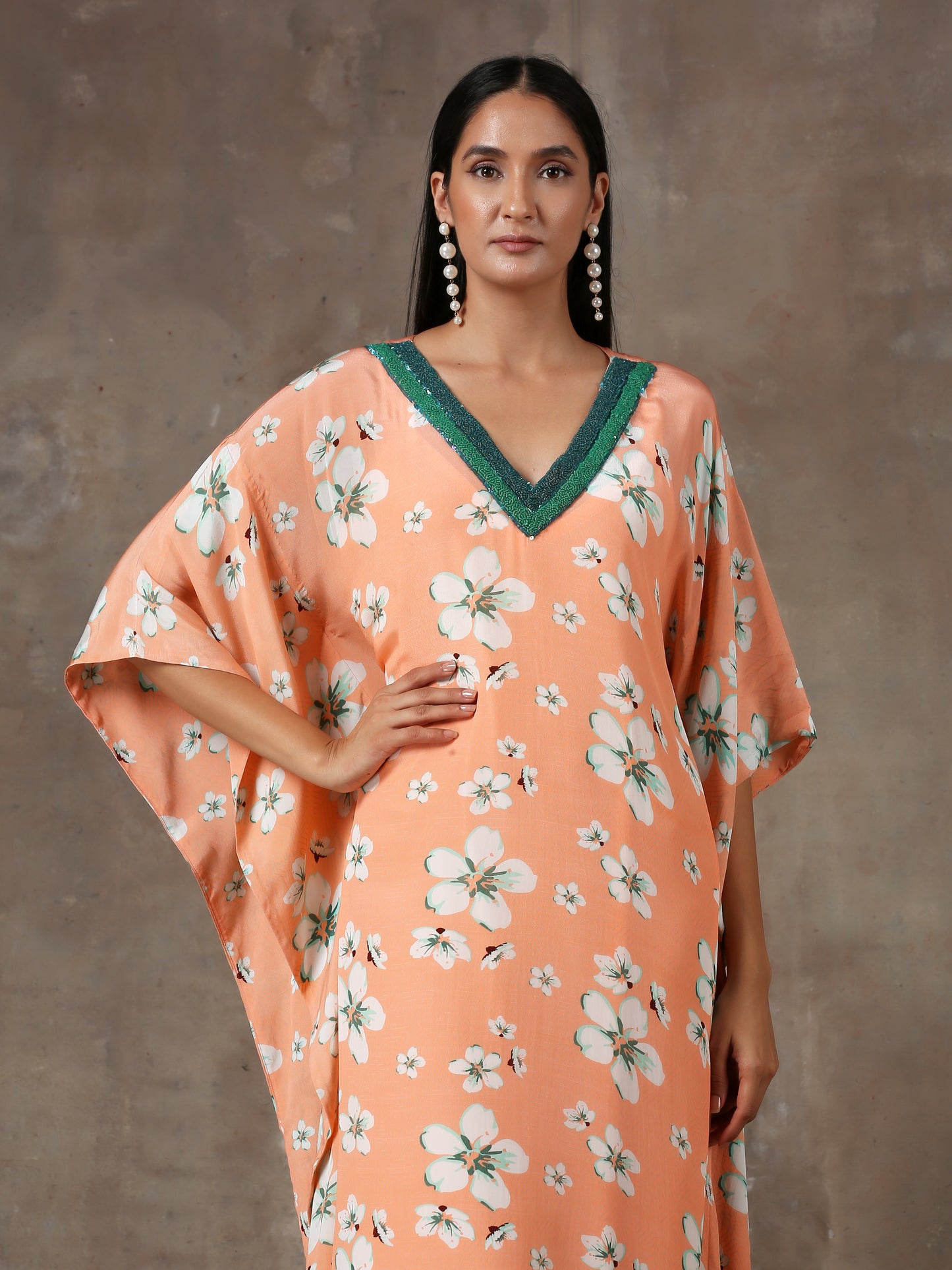 Coral Kaftan(set of 2)