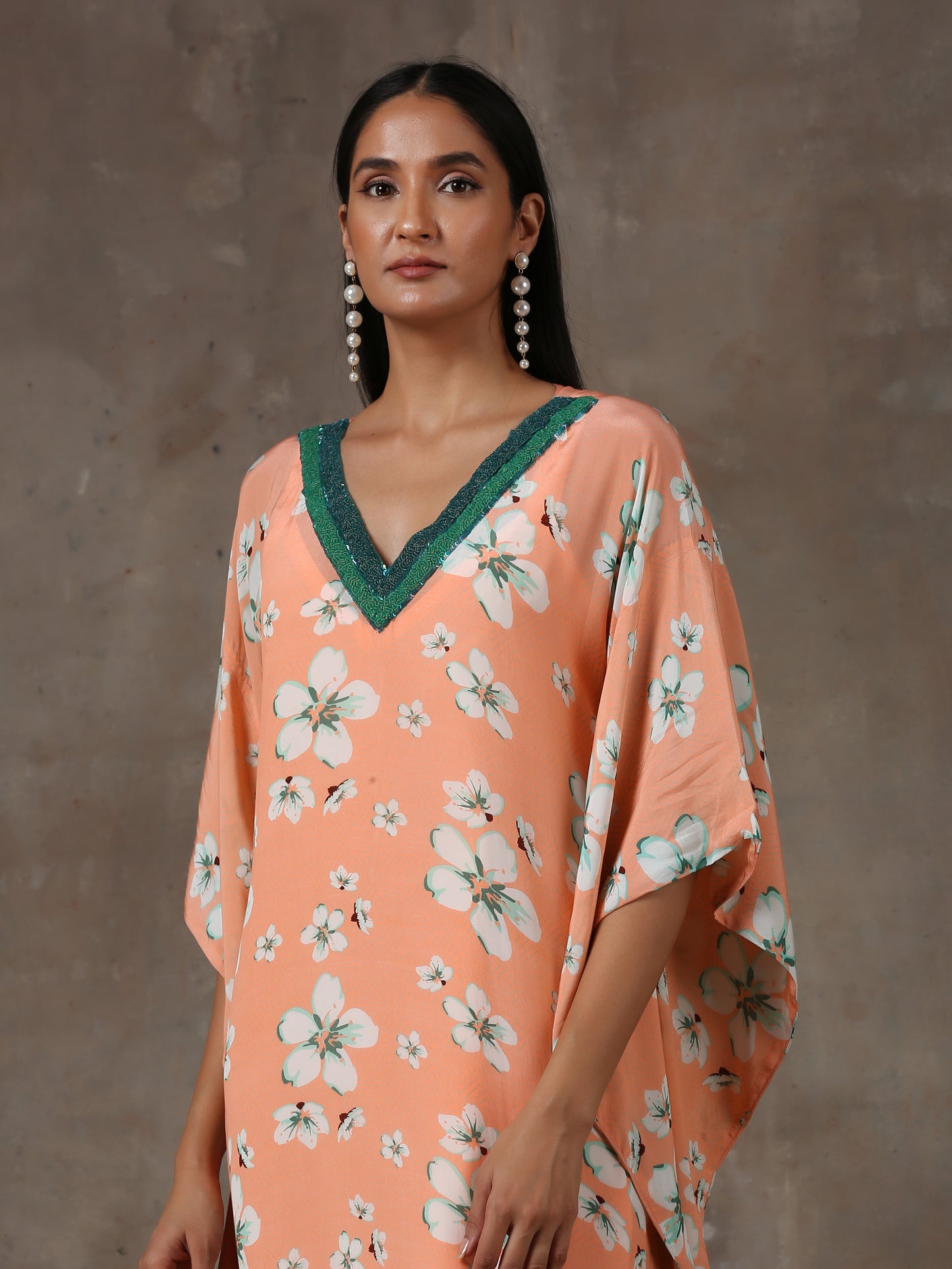 Coral Kaftan(set of 2)