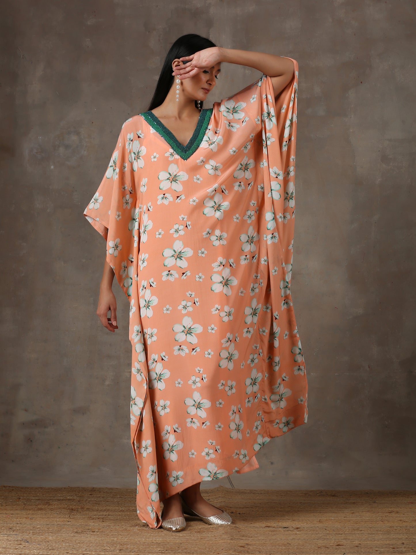 Coral Kaftan(set of 2)