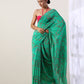 Green Crepe Saree(set of 2)