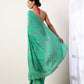 Green Crepe Saree(set of 2)
