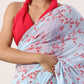 Sky Blue Crepe Saree(set of 2)
