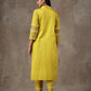 Mustard gold kurta set(ready to ship)
