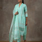 Turquoise Blue kurta set