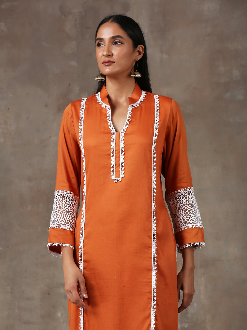 Rust kurta set (Set of 2)(ready to ship)