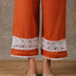 Rust kurta set (Set of 2)