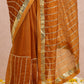 Rust Saree