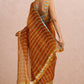 Rust Saree