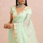Mint Green Saree Set
