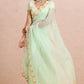 Mint Green Saree Set