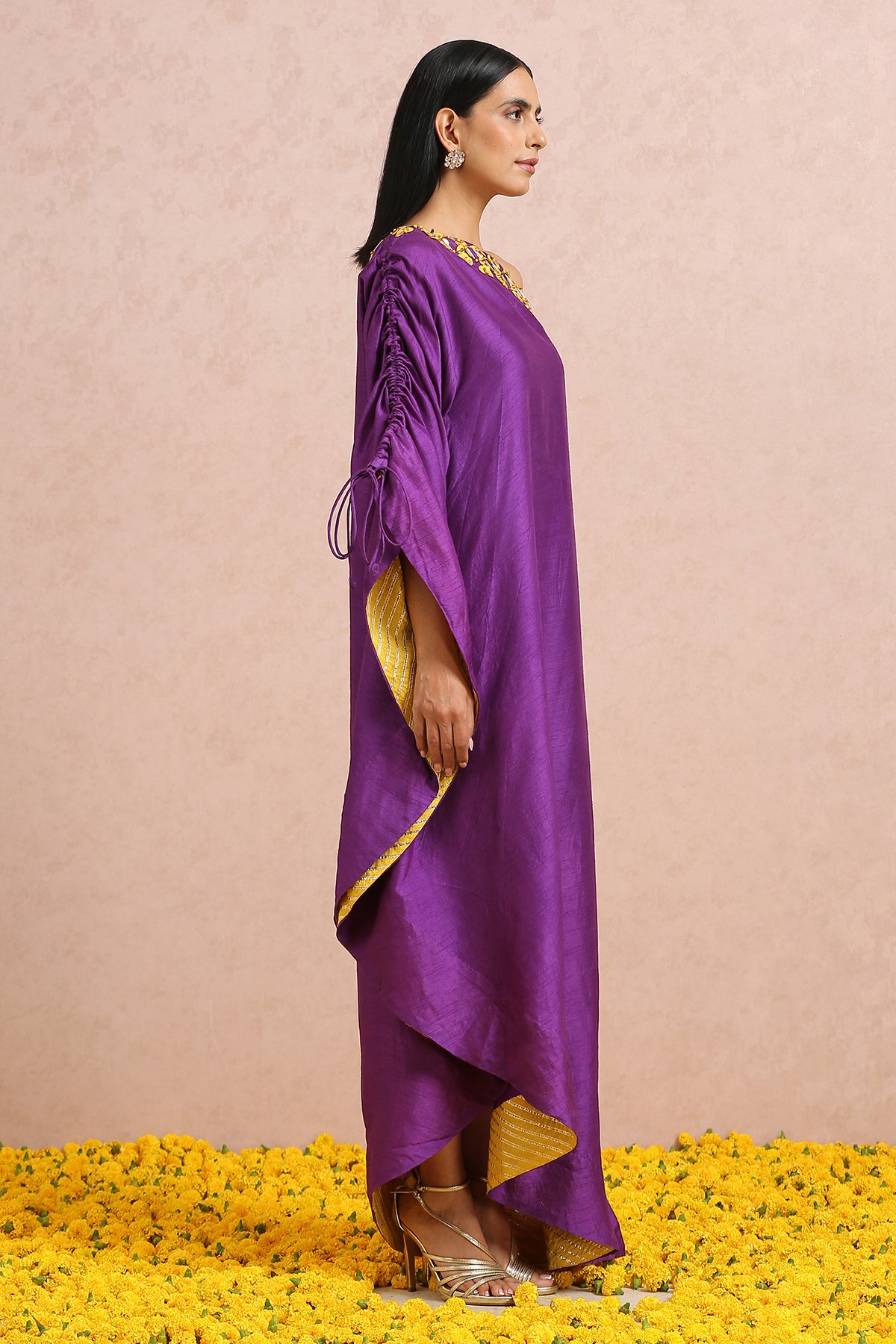 Plum One Shoulder Tunic