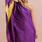 Plum One Shoulder Tunic