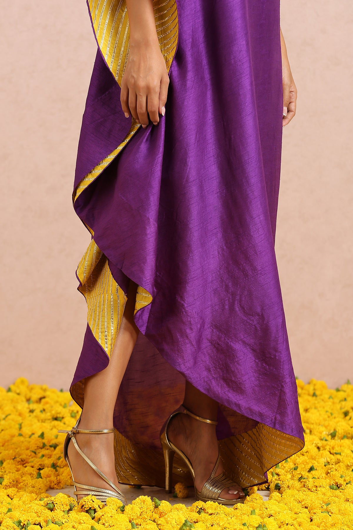 Plum One Shoulder Tunic